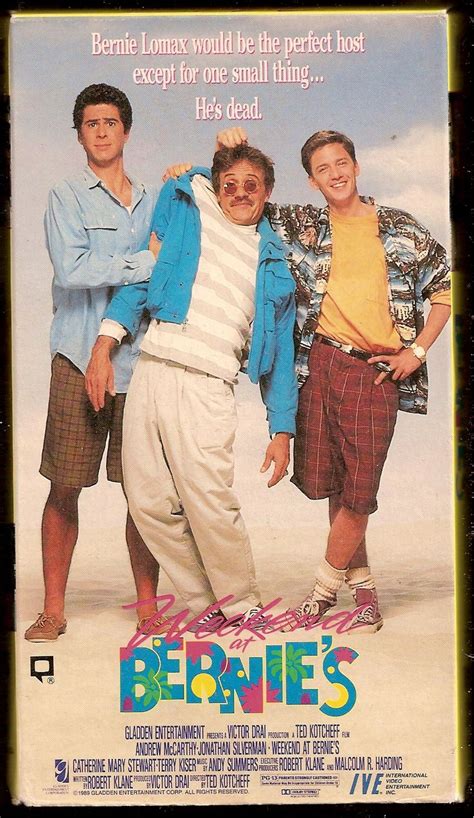 1989's "Weekend At Bernie's" | Weekend at bernies, Favorite movies, 80s