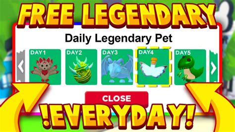 How To Get Free Legendary Pets Everyday Roblox Adopt Me Hack For