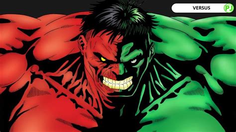 Whos Stronger Red Hulk Or Green Hulk Hindi Pj Explained Youtube