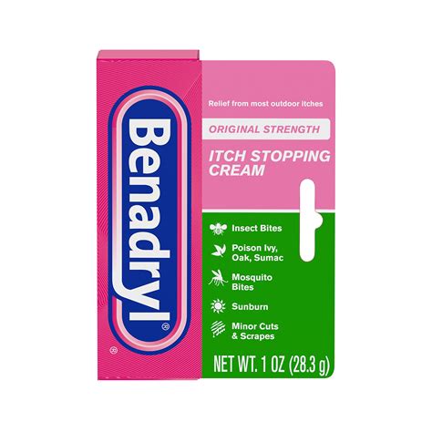 Buy Benadryl Original Strength Itch Stopping Anti-Itch Cream