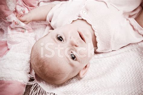 Baby In Pink Stock Photo Royalty Free Freeimages