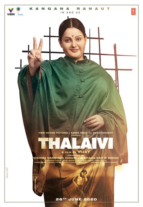 Thalaivi First Look Heres Kangana Ranaut As Jayalalithaa