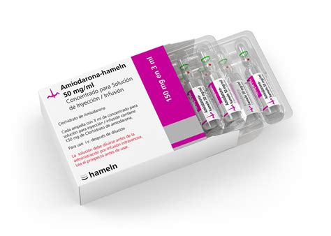 Pa Amiodarona 50 Mg Ml 150 Mg In 3 Ml 3141 Hameln Pharma