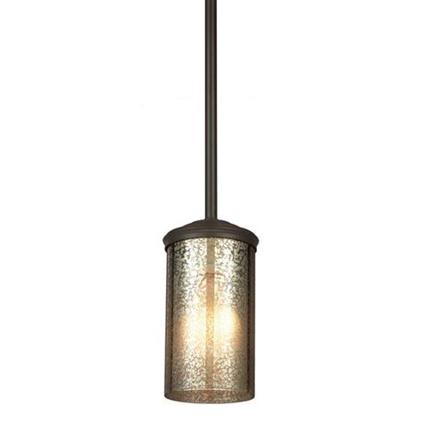 Showcasing A Mercury Glass Shade And An Autumn Bronze Finish This