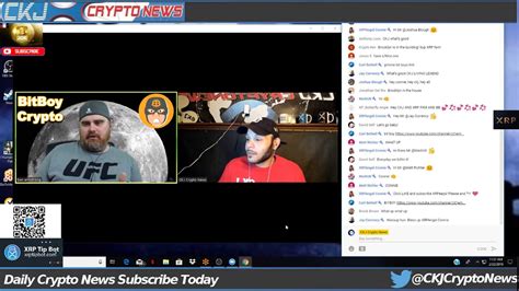 Special Guest BitBoy on CKJ Crypto News .. Crypto ...