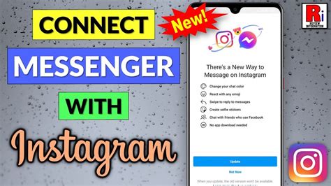 How To Connect Facebook Messenger With Instagram New Update Youtube