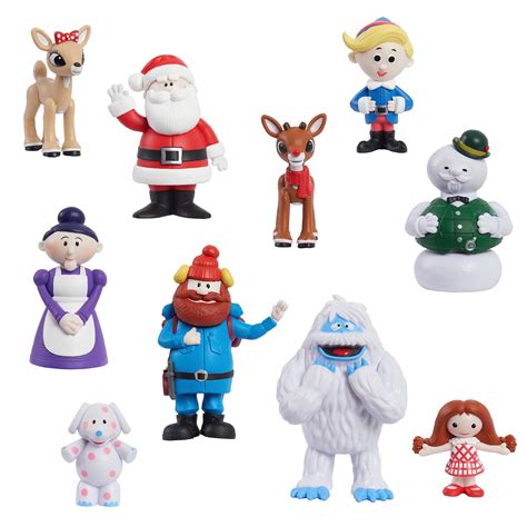 Buy Just Play Rudolph The Red Nosed Reindeer Figure Set 10 Piece