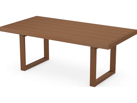 Polywood® Edge Recycled Plastic 78w X 40d Rectangular Dining Table