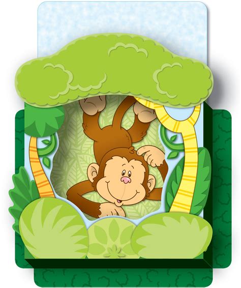 Jungle safari cake decorations monkey theme happy birthday cake topper animal cupcake toppers picks for animals theme baby showers birthday party supplies. Monkeys Pockets | Classroom decorations, Classroom themes ...