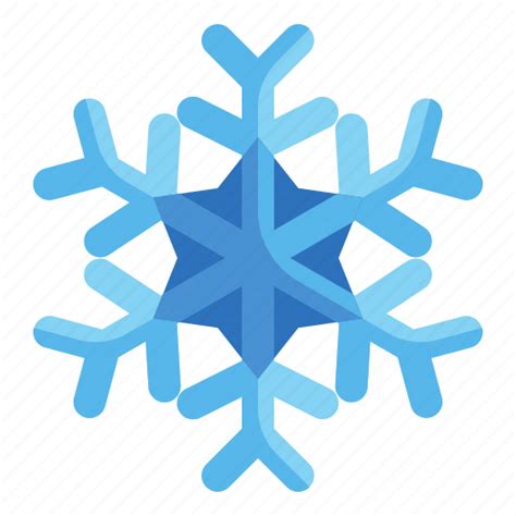 Snowflakes Season Symbol Weather Christmas Winter Snow Icon