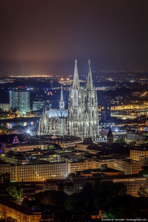 Offizieller account der stadt köln. Köln bei Nacht - Dom vom Kölnturm