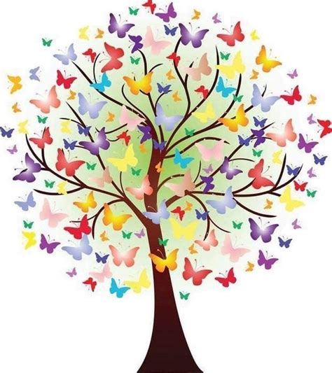 Pin By Elisabeth Syroid On Facebook Ideas Butterfly Tree Spring Tree