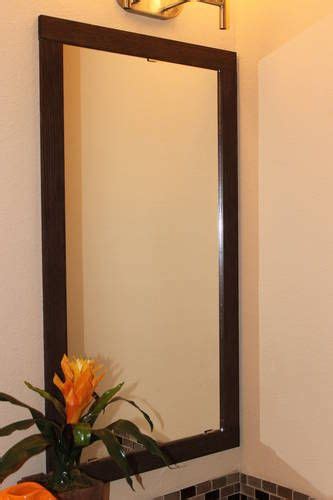 Bathroom mirrors don't have to be dull. Bathroom Mirror Trim @always1stchoice #manufacturedhome # ...