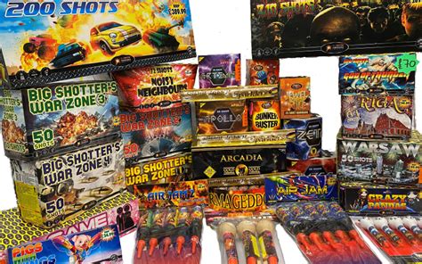 Big Shotter Fireworks Platinum Mayhem Bonfire Package Big Shotter