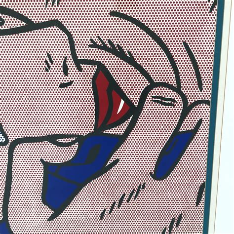Roy Lichtenstein Kiss V Silkscreen Print