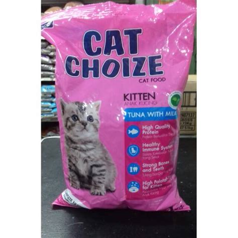 Jual Makanan Kucing Cat Choize Kitten 1kg Tuna Indonesiashopee Indonesia
