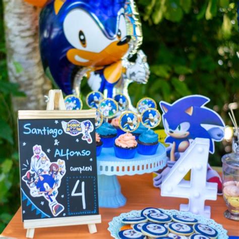 Pin En Cumpleaños Sonic
