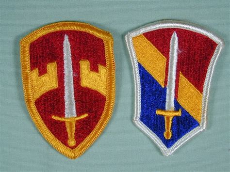 2 Vietnam Era Army Embroidery Patches With Swords By Remetal