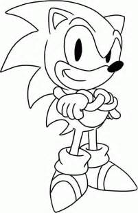 Classic Sonic Coloring Pages Coloring Home