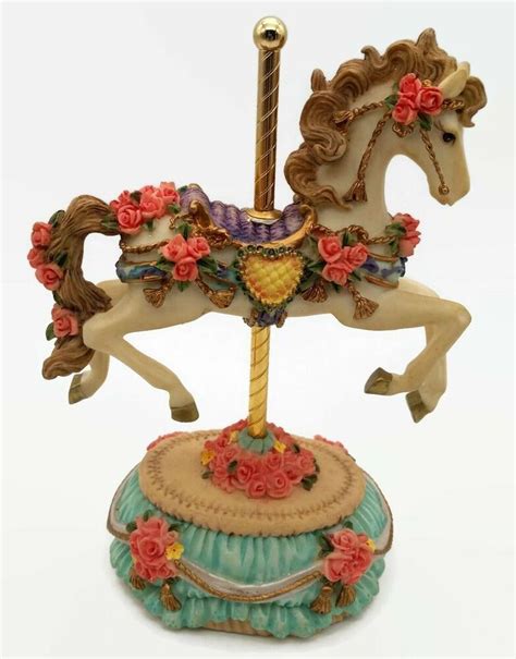 Melodies Carousel Horse Figurine Heritage House County Fair Collection