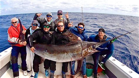 Huge Swordfish Catch And Clean On 37 Freeman Boatworks With Stanczyk