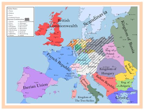 Europe In 1860 This Is My First Map So Please Give Me Any Feedback