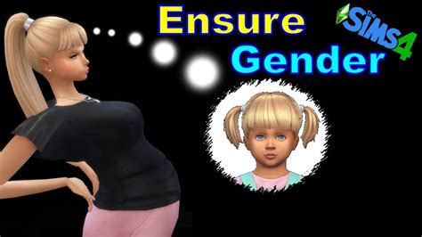 How To Influence The Gender Of A Pregnant Sims Baby Youtube