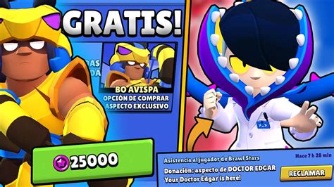 Consigo Skins Exclusivas En Video Bo Avispa Y Dr Edgar Totalmente Gratis Brawl Stars