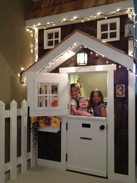 Ana White Kids Playhouse Under Stairs Diy Projects