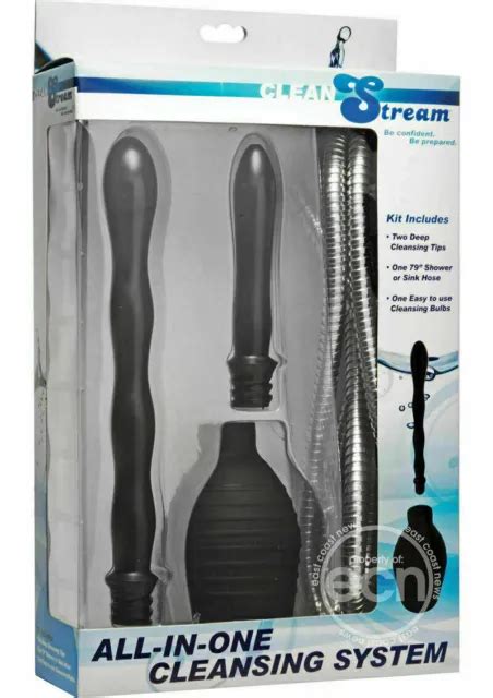 Cleanstream Shower Enema System With Attachments Anal Douche Cleansing Kit Nib 6561 Picclick