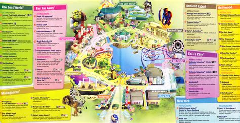 Universal Studios Map In 2020 Universal Studios Singapore Universal