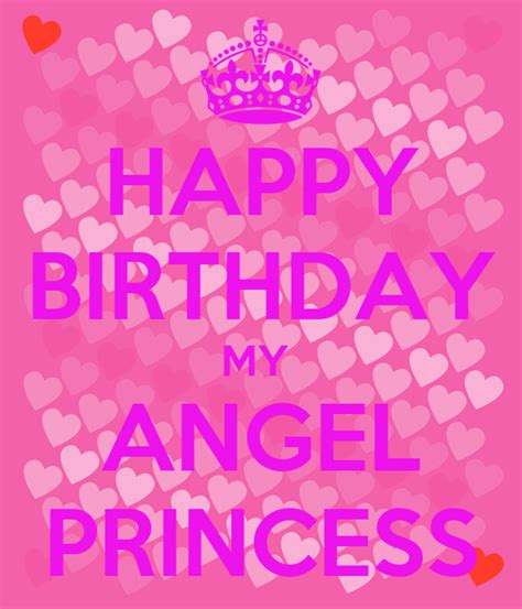 Happy birthday my little princess quotes. HAPPY BIRTHDAY MY ANGEL PRINCESS Poster | Gio | Keep Calm ...