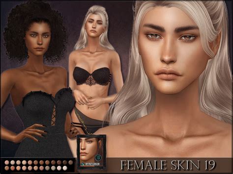 Black Female Skin Overlay Sims Female Skin Overlay By Remussirion At Tsr Sims Updates