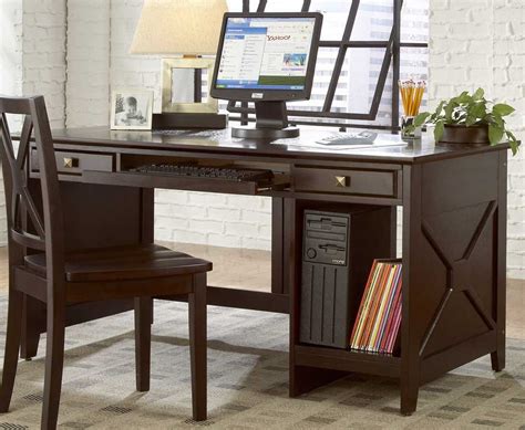 Homelegance Writing Desk And Optional Folding Bookcase In Espresso