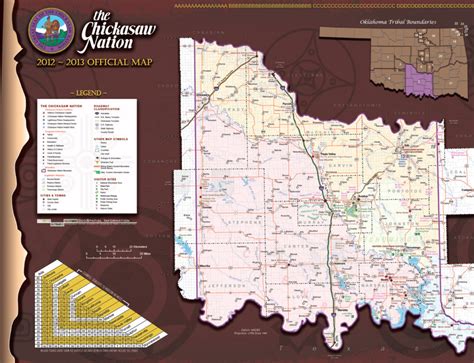 Chickasaw Nation Map Cartography And Publishing Services Giscaps