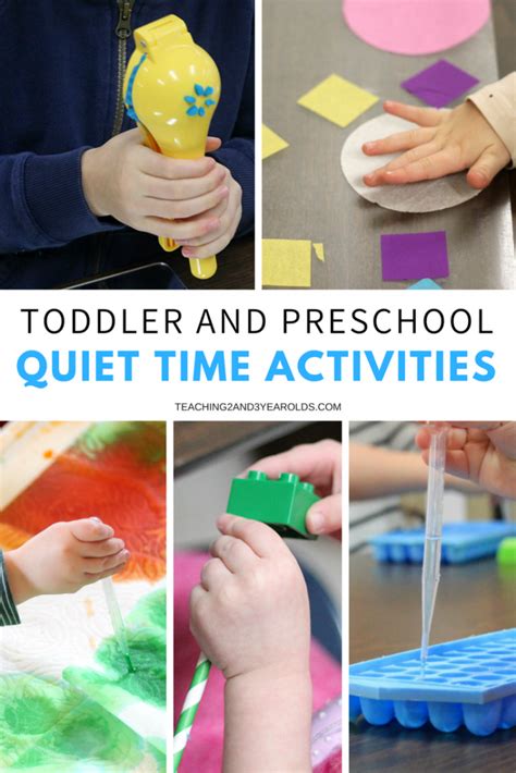 How To Put Together Quiet Time Activities For Toddlers And Preschoolers