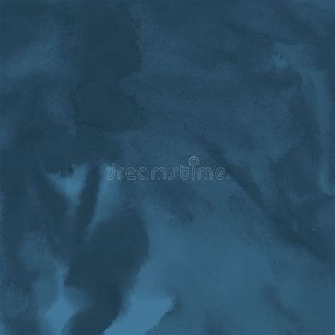 Dark Blue Abstract Watercolor Dark Gradient Paint Grunge Texture Stroke