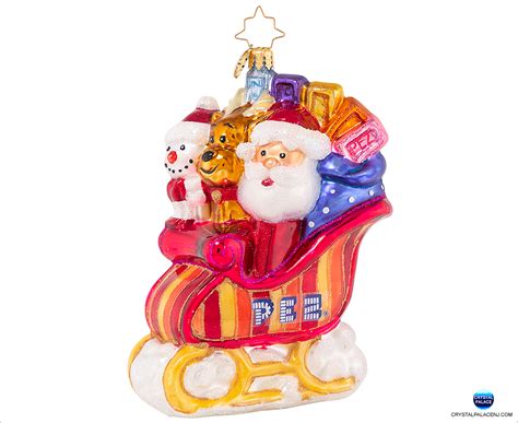 1020923 Christopher Radko Sweet Sleigh Ride Ornament