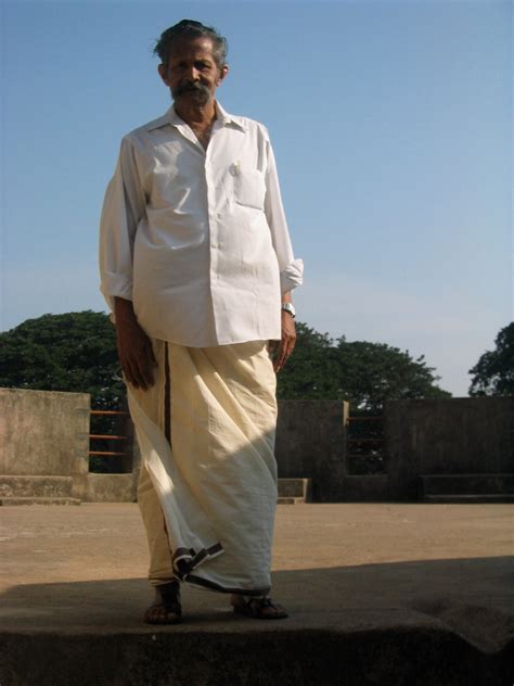 Kerala Man Man Skirt India Clothes Dhoti