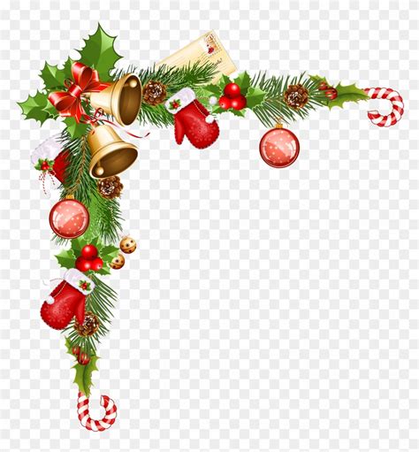 Free for commercial use no attribution required high quality images. Christmas Border Png File - Christmas Corner Decoration ...