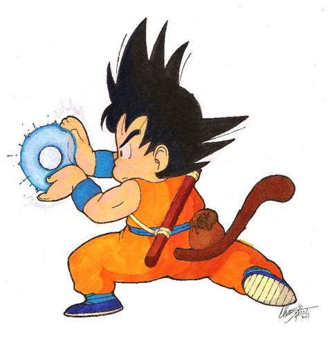 Young Goku Kamehamehapaper By Libert1 On Deviantart