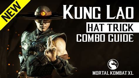 Mortal Kombat X Kung Lao Hat Trick Combo Guide Youtube