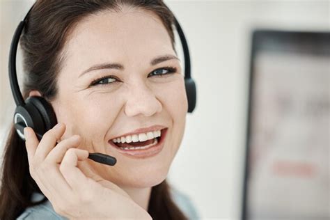 Premium Photo Call Center Customer Service And Telemarketing With A