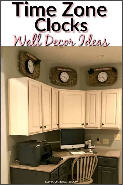 Find great deals on home decorations at kohl's today! Time Zone Clocks // Personalized Wall Decor Ideas ⋆ Love ...