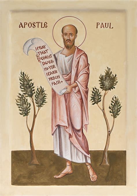 The Apostle Paul Aidan Hart Sacred Icons