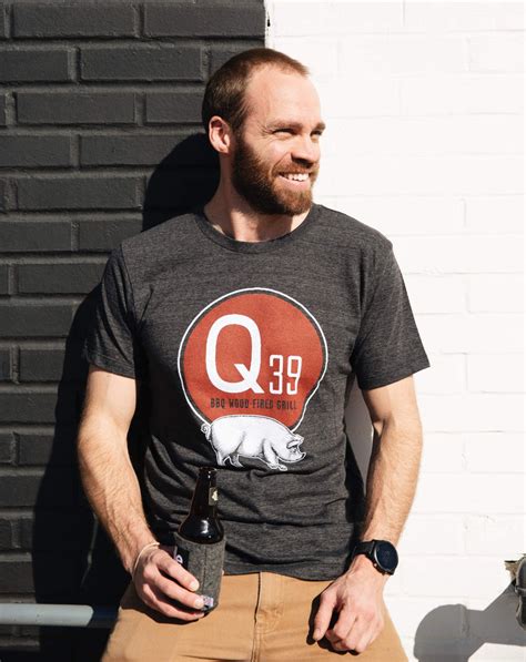 Charlie Hustle Q39 Bbq Tee Charcoal Made In Kc