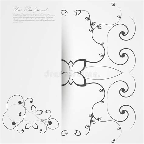 Vector Elegant Background With Lace Ornament Stock Vector