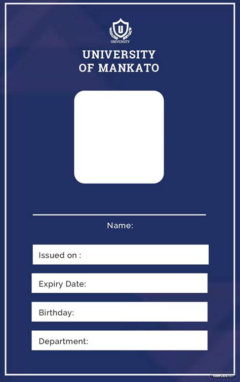 Blank Id Card Templates Design Free Download