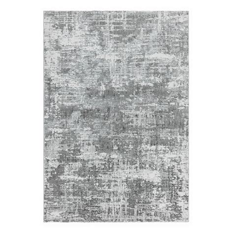 buy asiatic orion shiny rectangle woven rug 160x230cm grey rugs argos