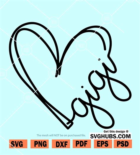Free Free Heart With Gigi Svg 678 SVG PNG EPS DXF File